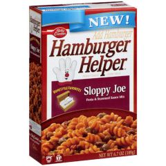 Hamburger Helper Classic Sloppy Joe Pasta Seasoned Sauce Mix